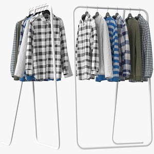 Caio Miniforms Coat Rack 3D model
