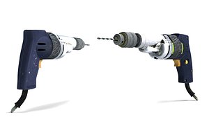 Drill Machine 3D model model