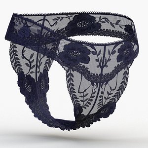 thong underwear garment 3D model