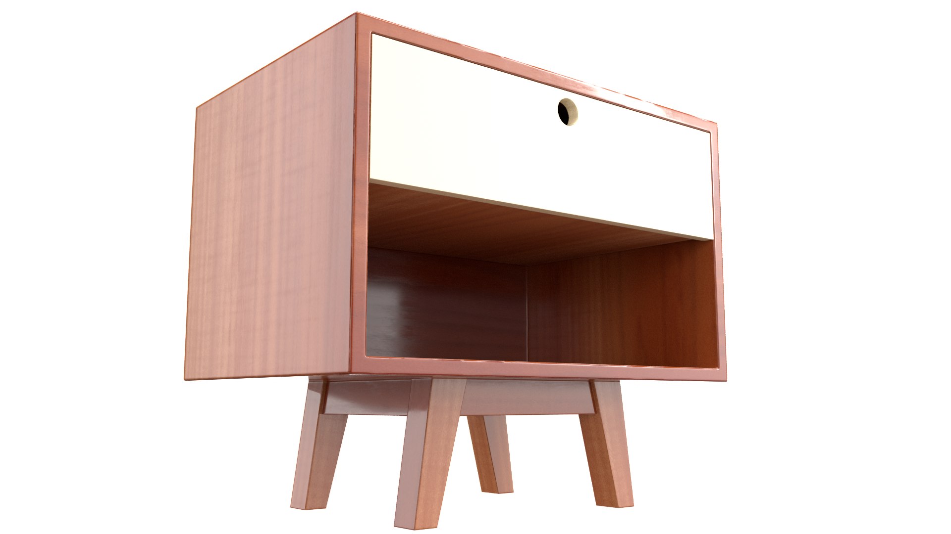 3D Bedside Table Model - TurboSquid 1560587