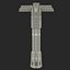 kylo ren lightsaber modeled 3d 3ds