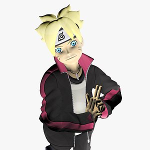 Boruto 3d model - Rigged