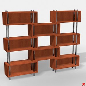 shelves 3d model