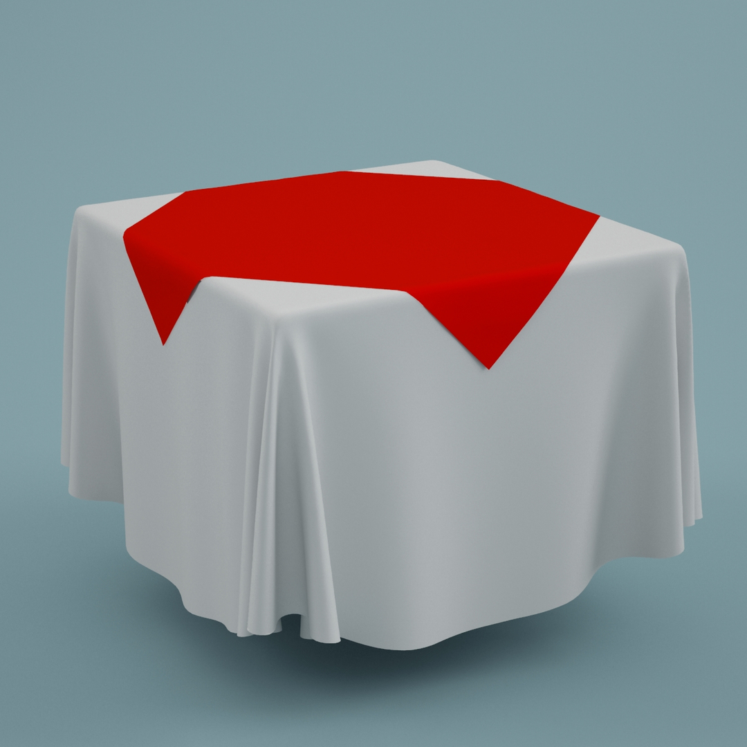 3ds max cloth tablecloth table