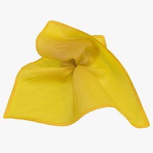 Football Penalty Flag Yellow 3 3D Model