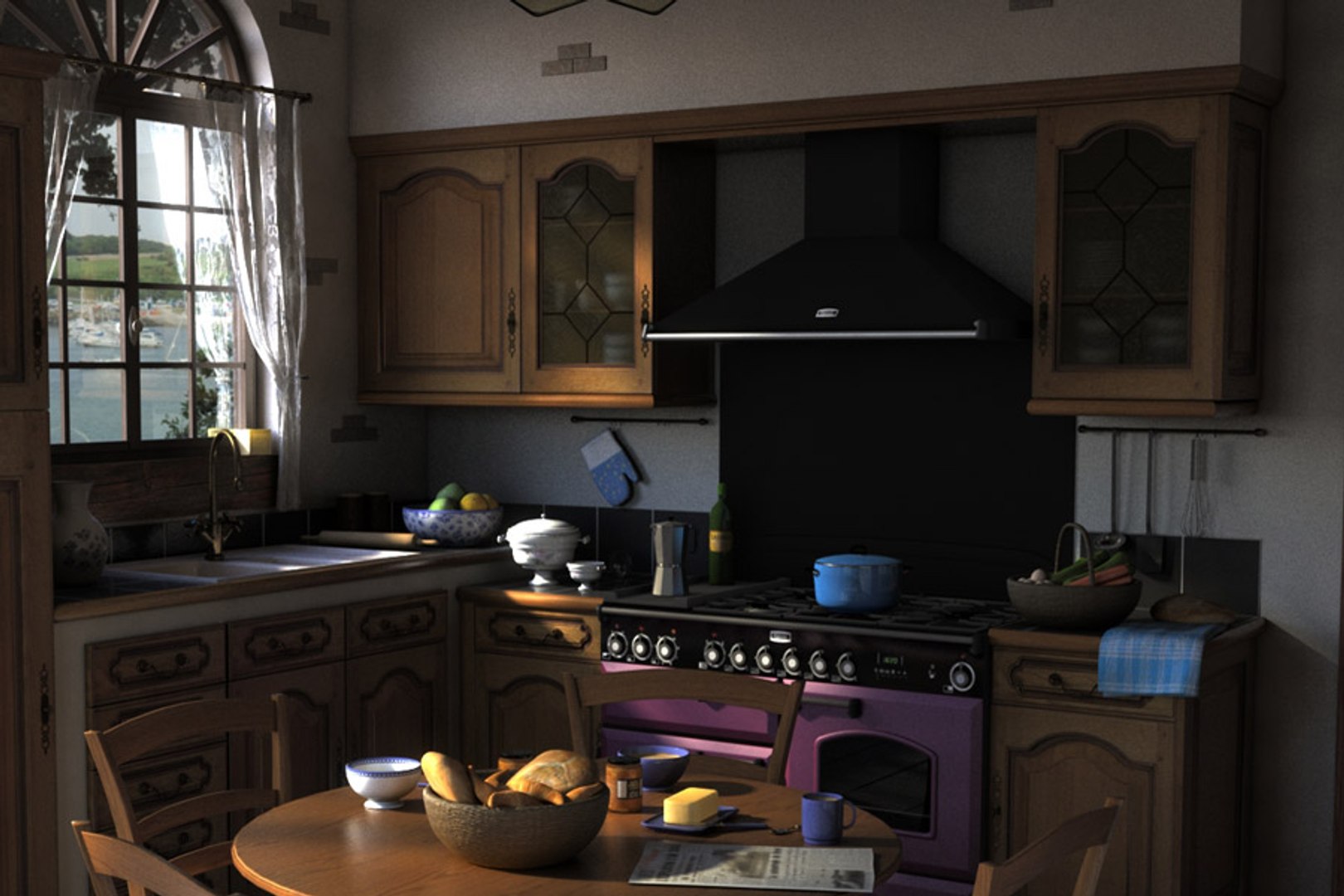 Max Traditional Kitchen