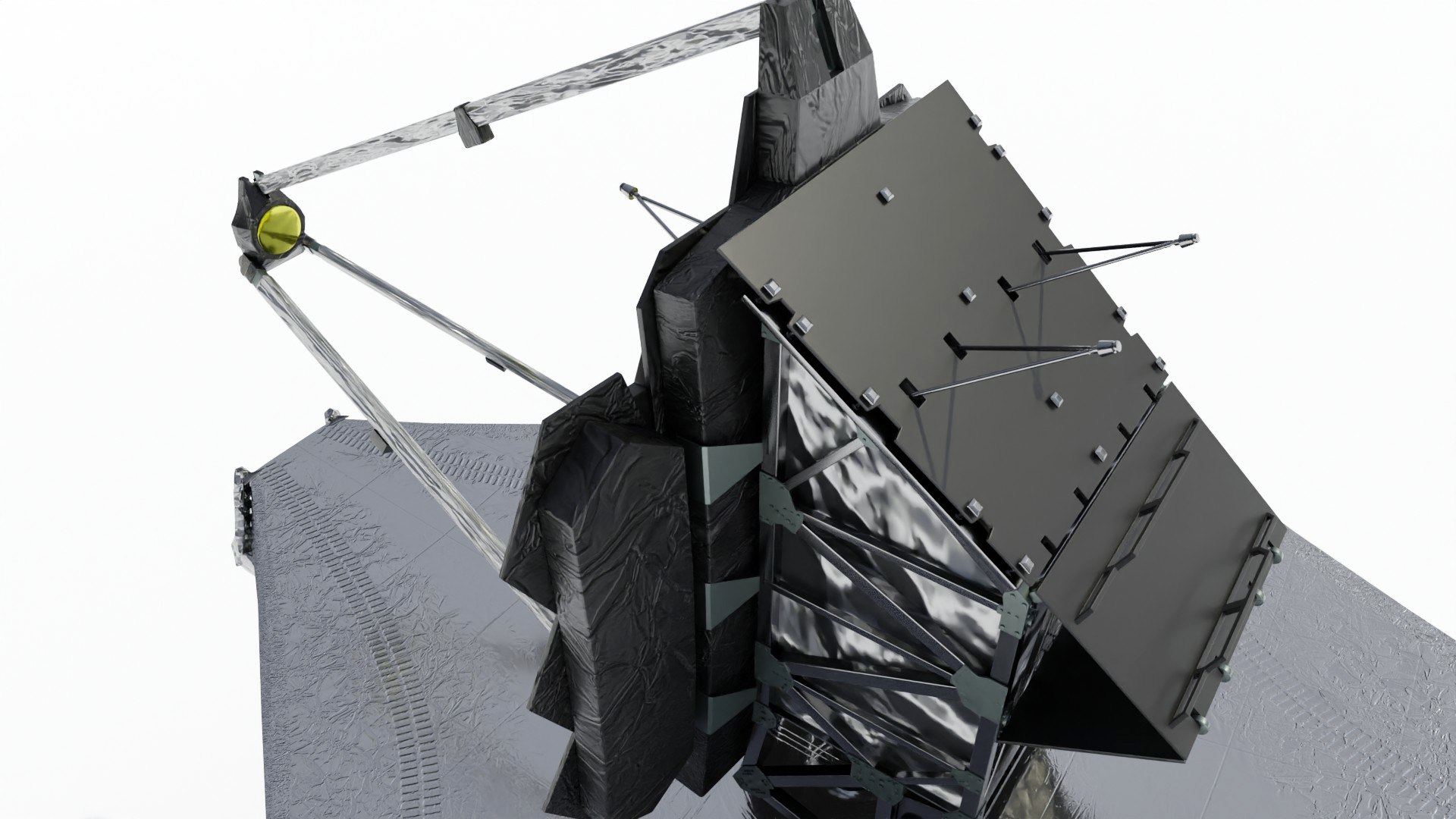 James Webb Space Telescope 3D model https://p.turbosquid.com/ts-thumb/2k/e4WR8E/ql/jameswebb_41/jpg/1652060861/1920x1080/fit_q87/e675e0ebbd2ef11545fd47d7f1c3756fae155e2a/jameswebb_41.jpg