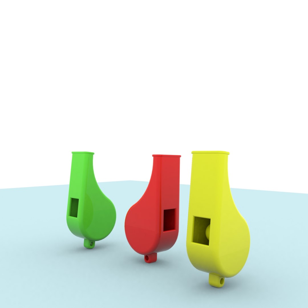 Whistle 3d Simple 3D - TurboSquid 2014227