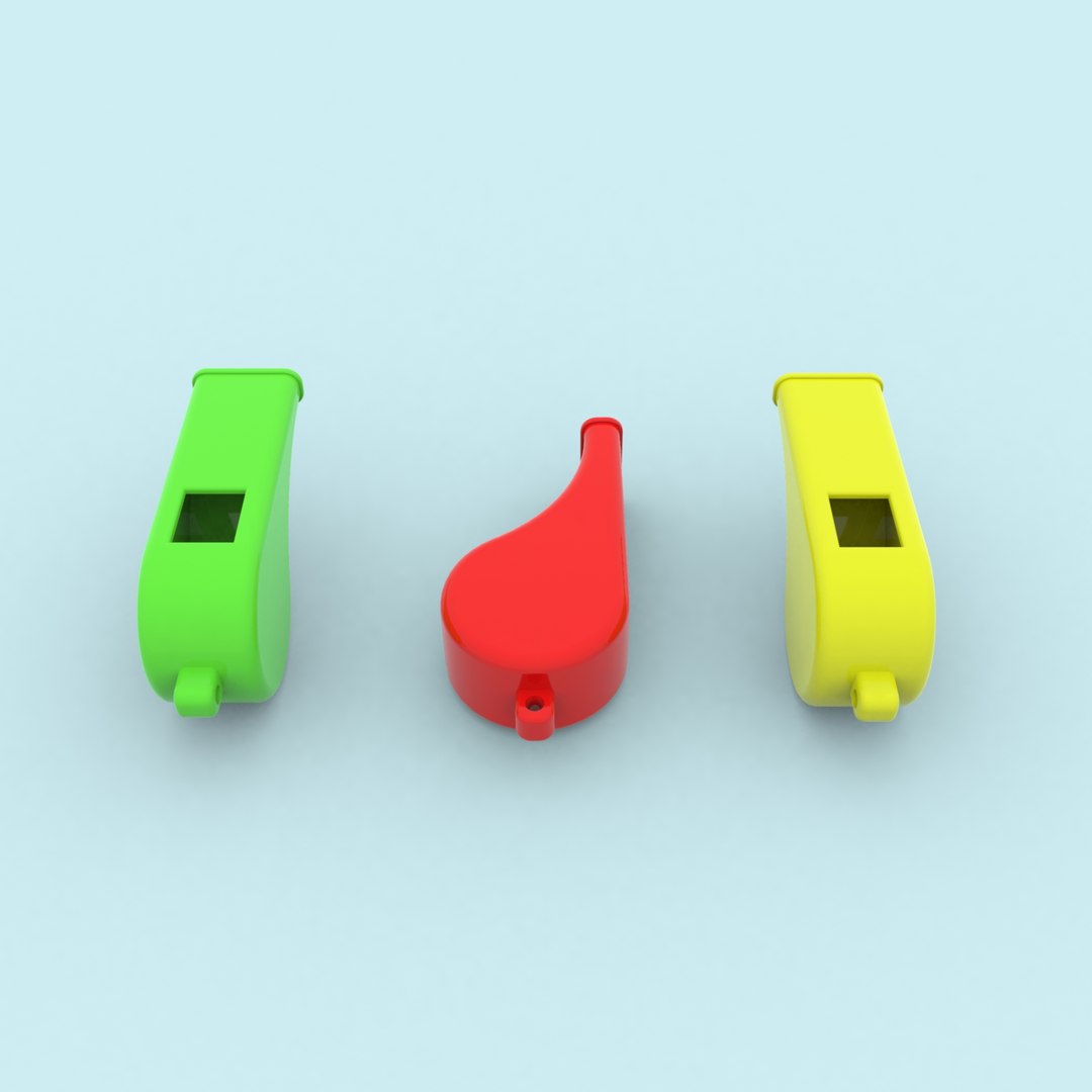 Whistle 3d Simple 3D - TurboSquid 2014227