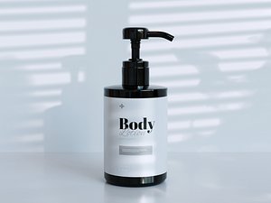 3D model Luxurious Body Lotion Bottle
