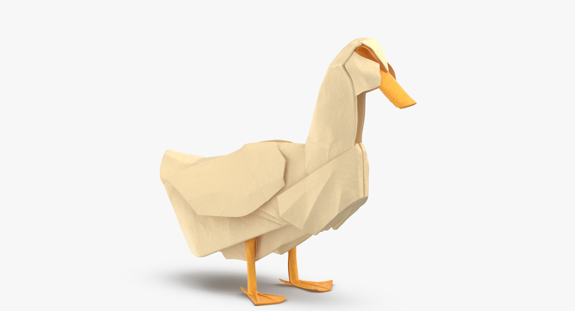 How to make a paper duck  Easy origami duck 