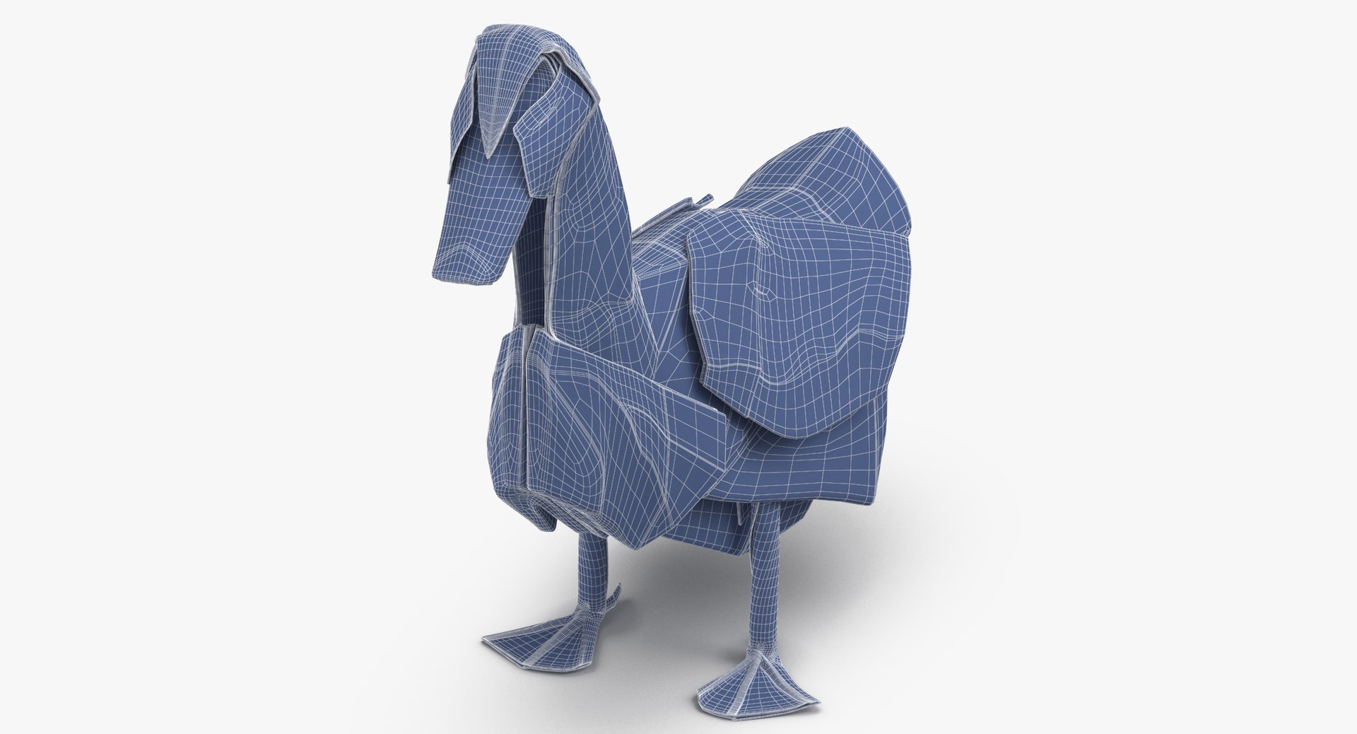 3D Duck Origami Model - TurboSquid 1346253