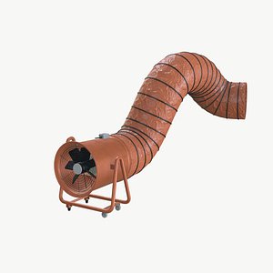 3D Portable Ventilation With Fan