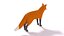 3D cartoon fox