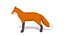 3D cartoon fox