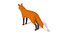 3D cartoon fox