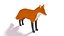 3D cartoon fox