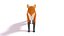 3D cartoon fox