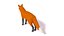 3D cartoon fox