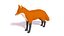 3D cartoon fox