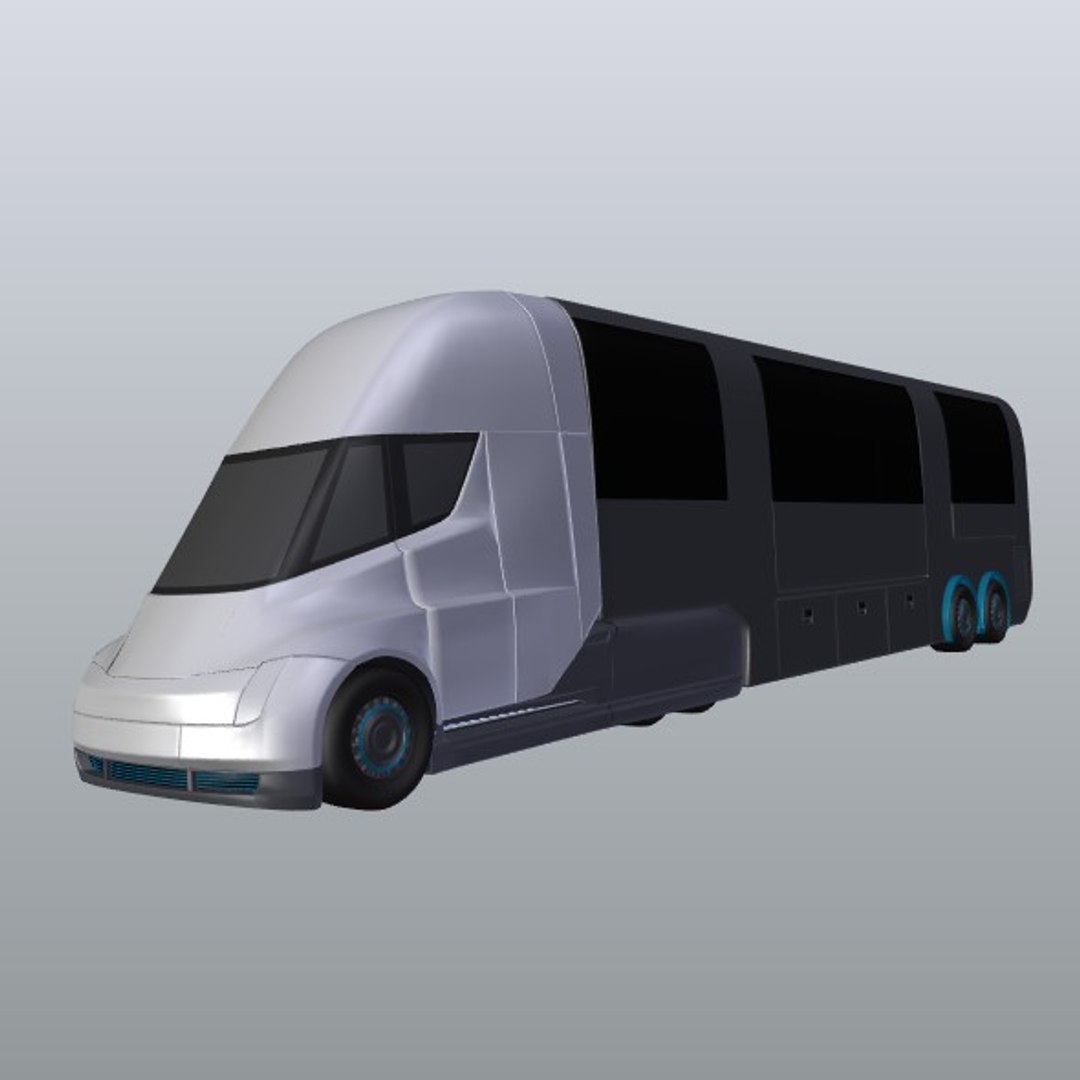 Tesla Rv Truck 3D - TurboSquid 1287065