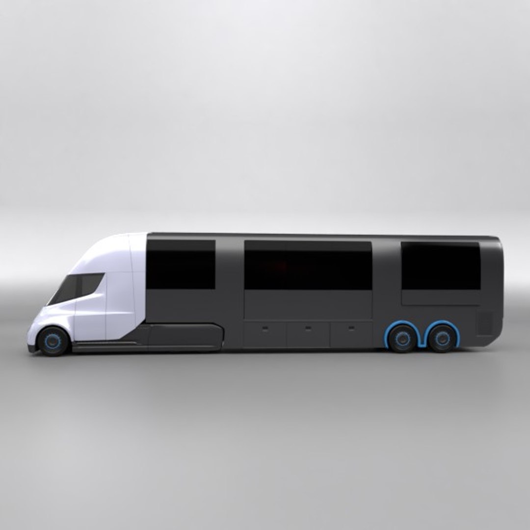 Tesla Rv Truck 3D - TurboSquid 1287065