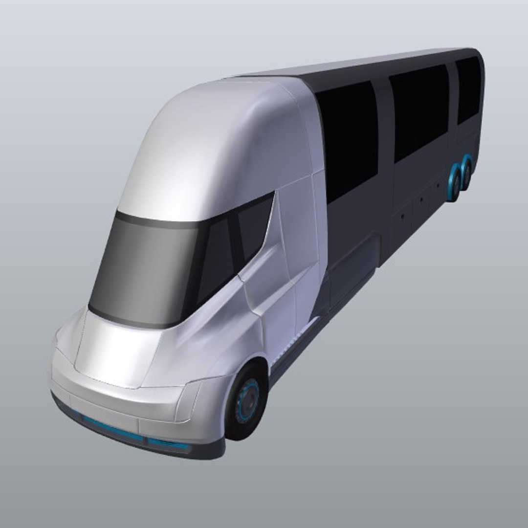 Tesla Rv Truck 3D - TurboSquid 1287065