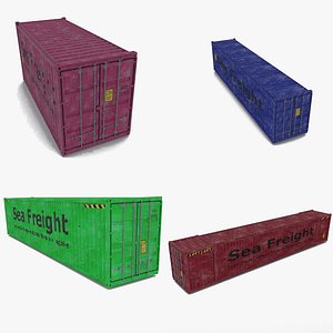 Worn and Weathered shipping containers
