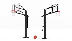 3D Basketball Hoop model