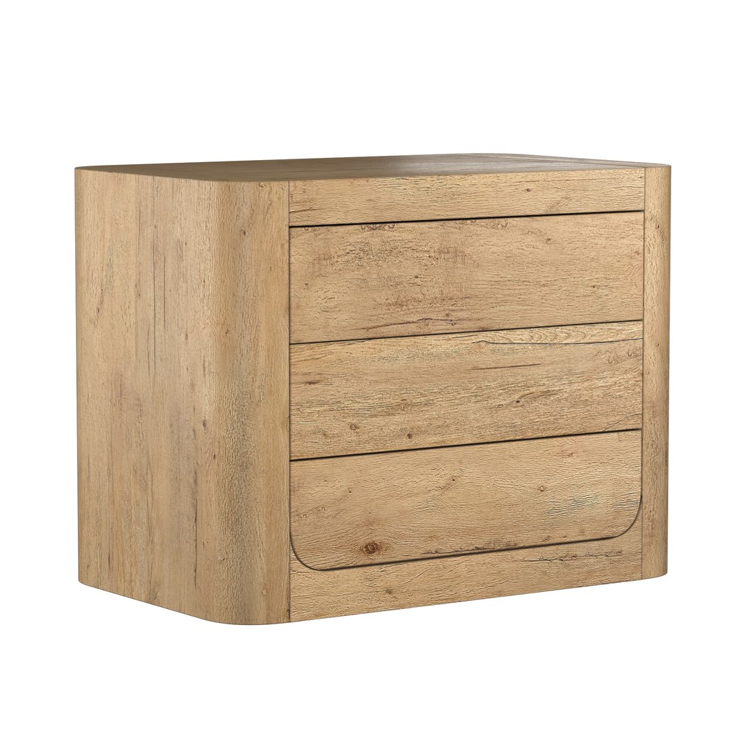 OSLO CLOSED NIGHTSTAND 3D Model TurboSquid 1919172