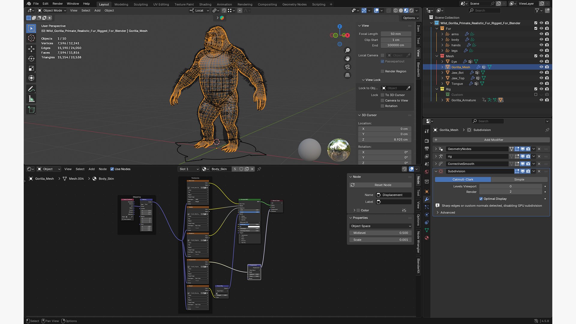 Wild Gorilla Primate Realistic Fur Rigged For Blender 3D model https://p.turbosquid.com/ts-thumb/2k/vJEtU3/DX/wild_gorilla_primate_realistic_fur_rigged_for_blender_019/jpg/1777890145/1920x1080/fit_q87/27b0d21c9e9cb44ec3ec7a1afff4cf28a3156b50/wild_gorilla_primate_realistic_fur_rigged_for_blender_019.jpg