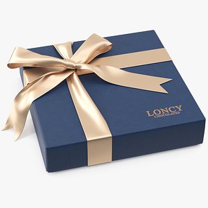 Gift Box Loncy Chocolates Closed 3D model