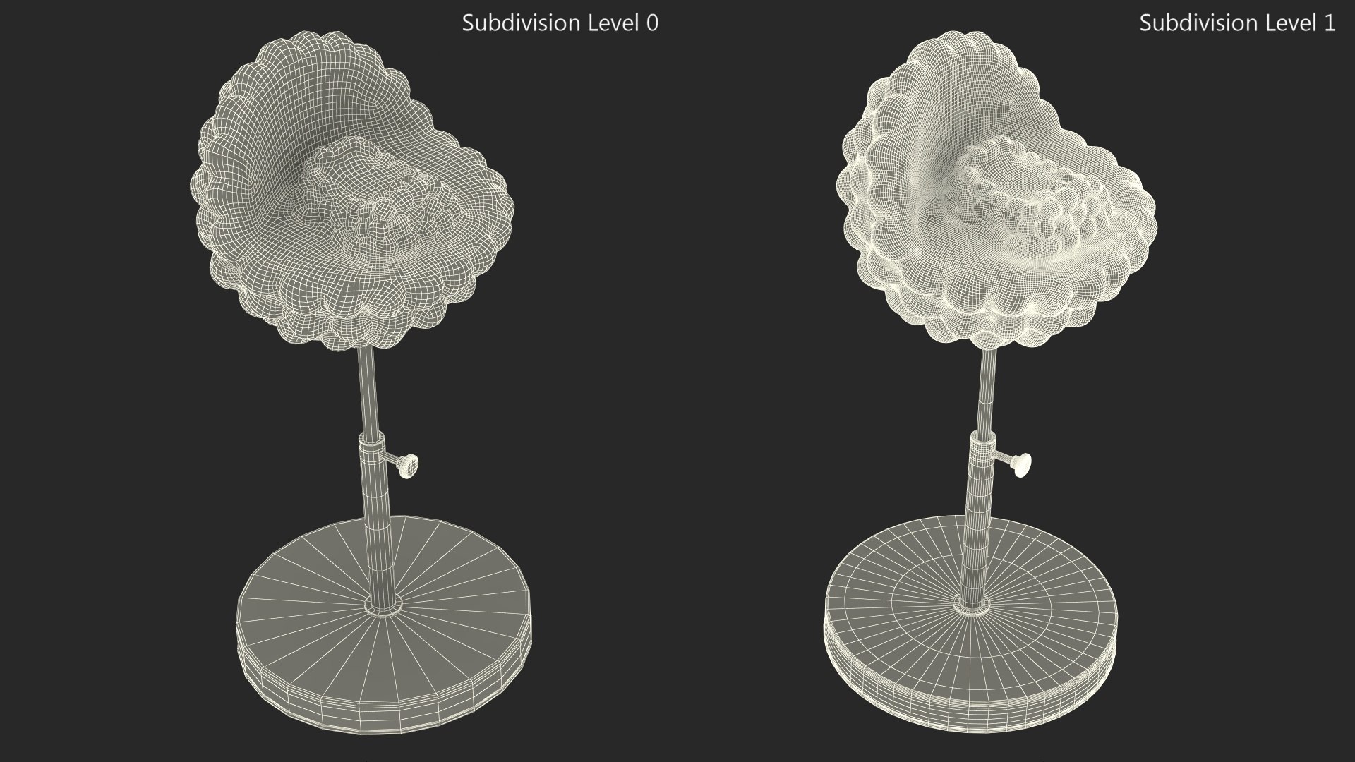 HIV Virus Educational Model On Metal Stand 3D - TurboSquid 2409932