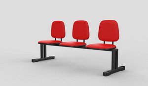 3D Longarina chair 03 3D model