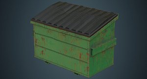 dumpster contains 3c 3D