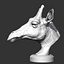 Tête de girafe AM13 modèle d'impression 3D