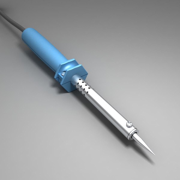 3d model soldering iron