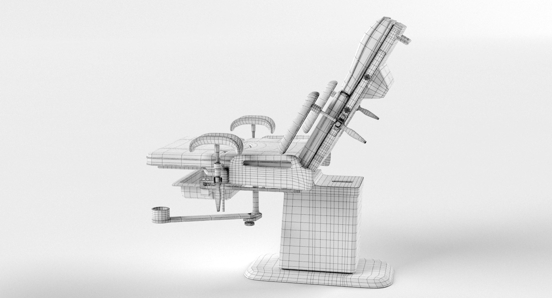 3D Gynecological Chair Model - TurboSquid 1215397