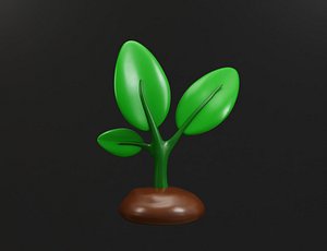 3D model Plant Sprout 3d model