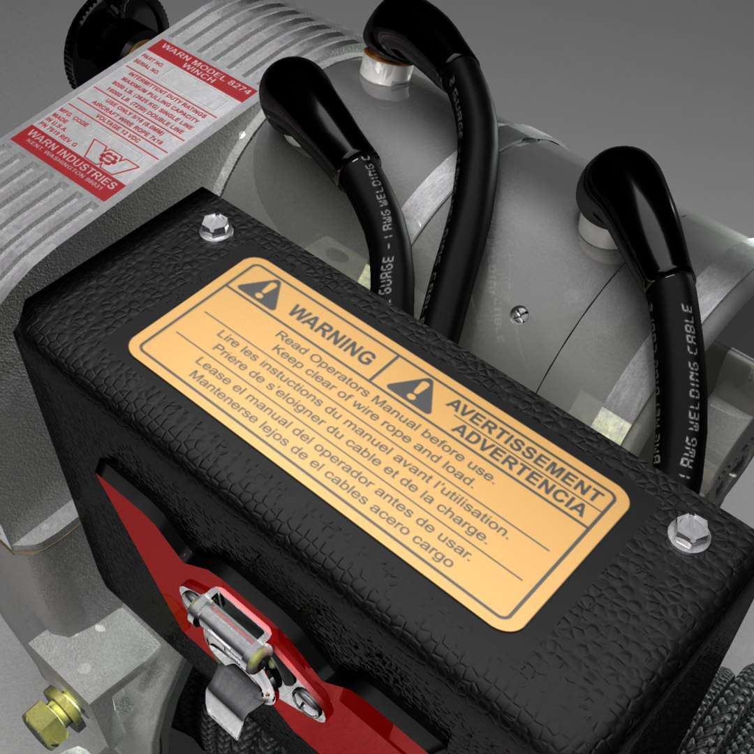 Winch M8274 3d Model