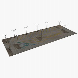 Parking Area 3D model
