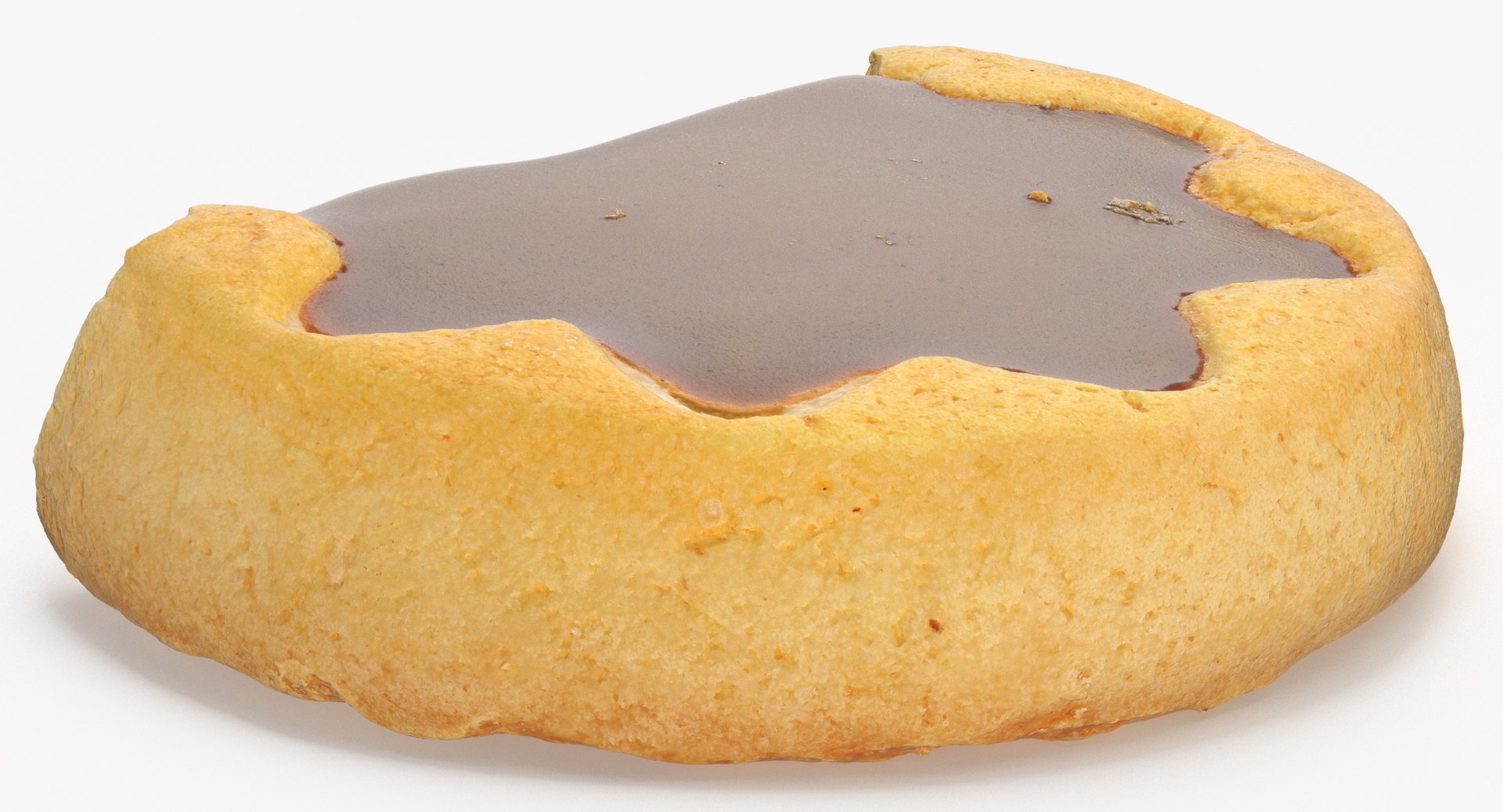 3D Choco Mini Biscuit 01 Bitten Model - TurboSquid 2074666