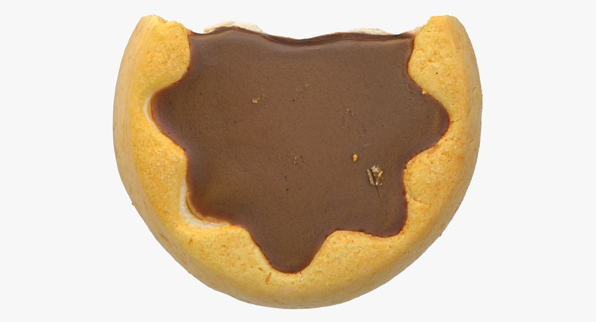 3D Choco Mini Biscuit 01 Bitten Model - TurboSquid 2074666