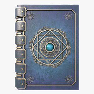 3D Fantasy book model