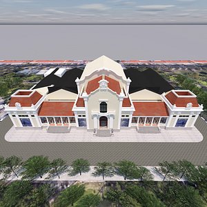 Pavilhao Carlos Lopes Lisboa - Carlos Lopes Pavilion Lisbon 3D