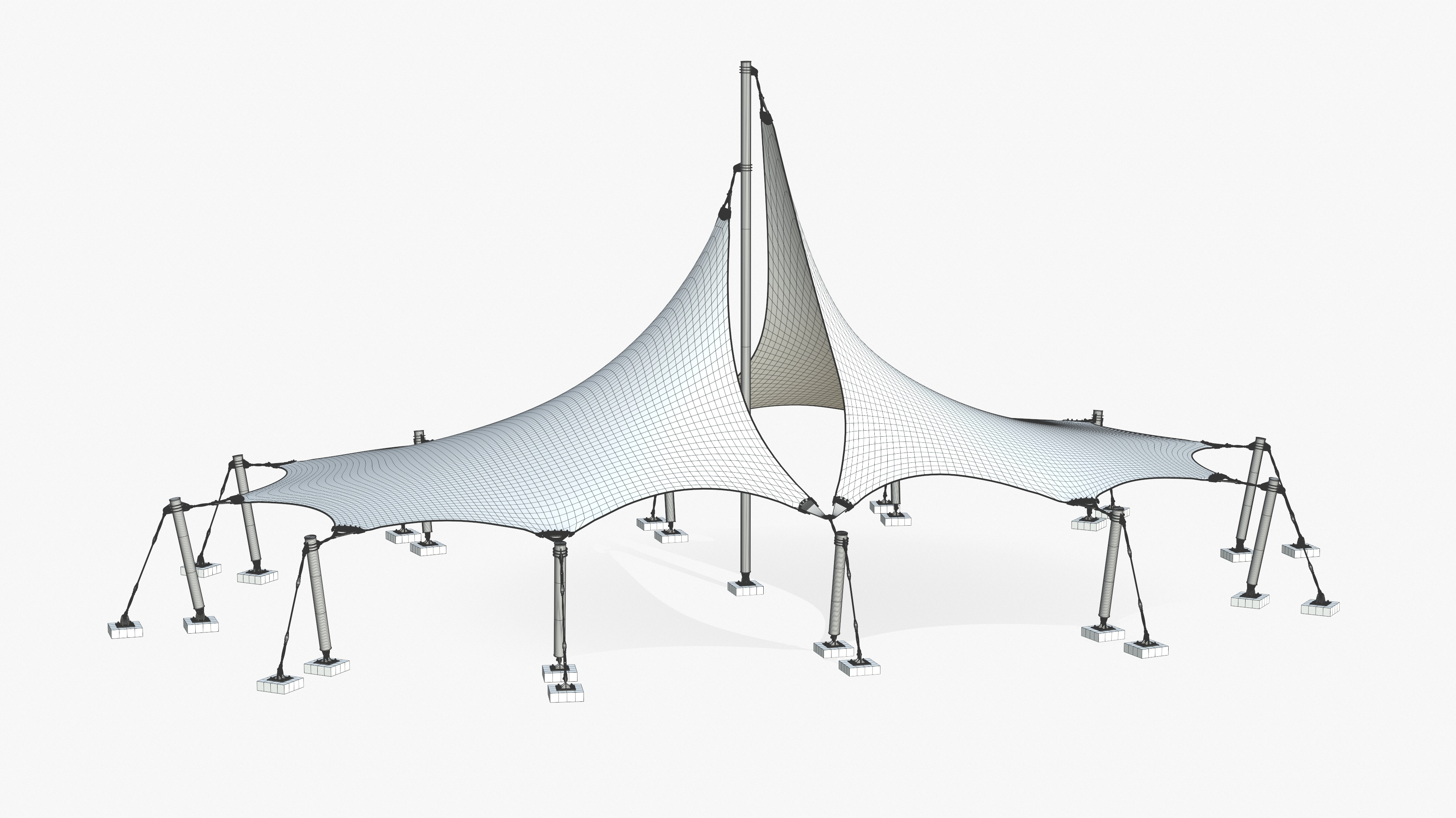 modelo 3d Tensoestructuras Nuevo diseño - TurboSquid 1946676