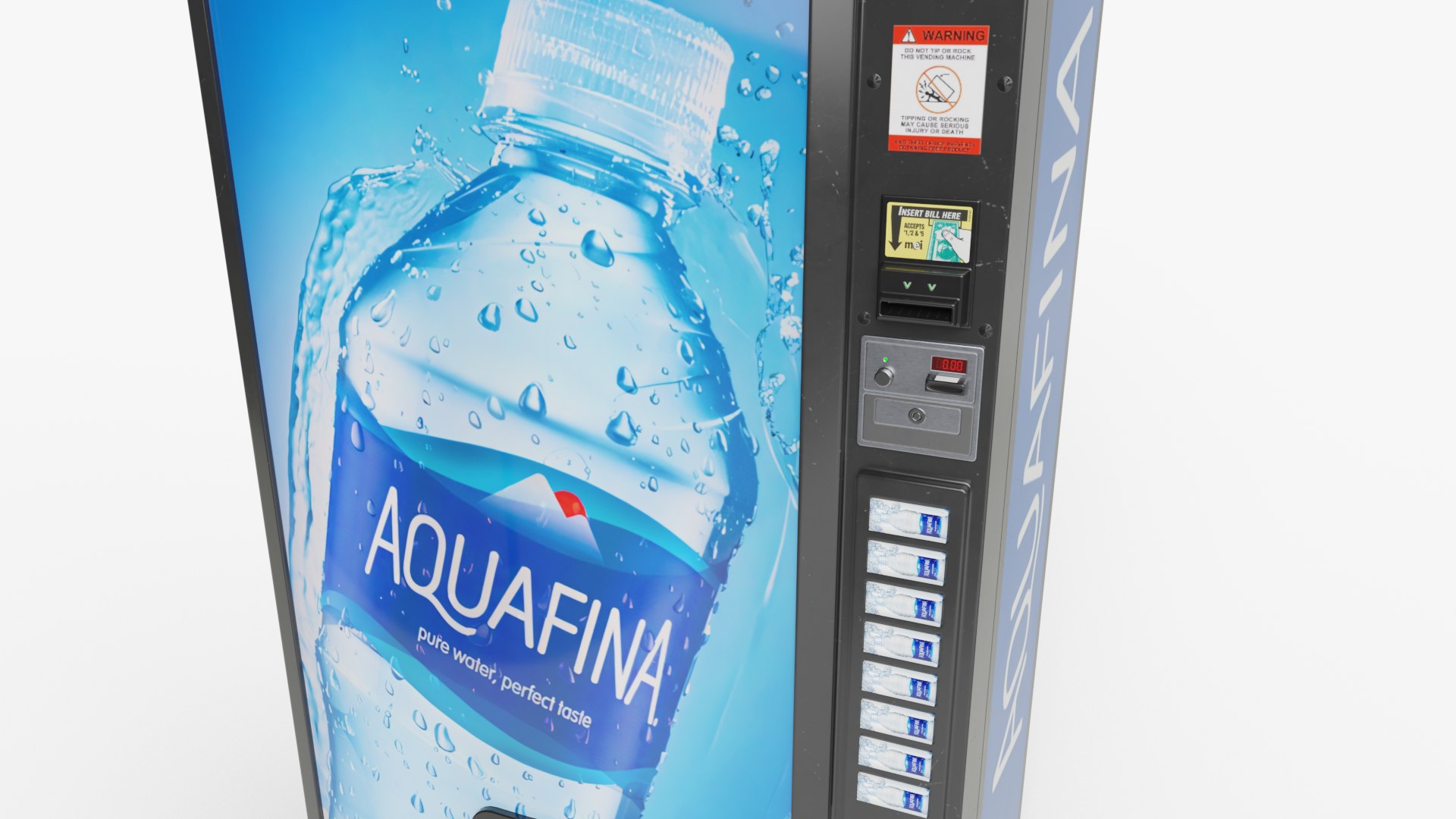 3D Aquafina Vending Machine TurboSquid 2106999