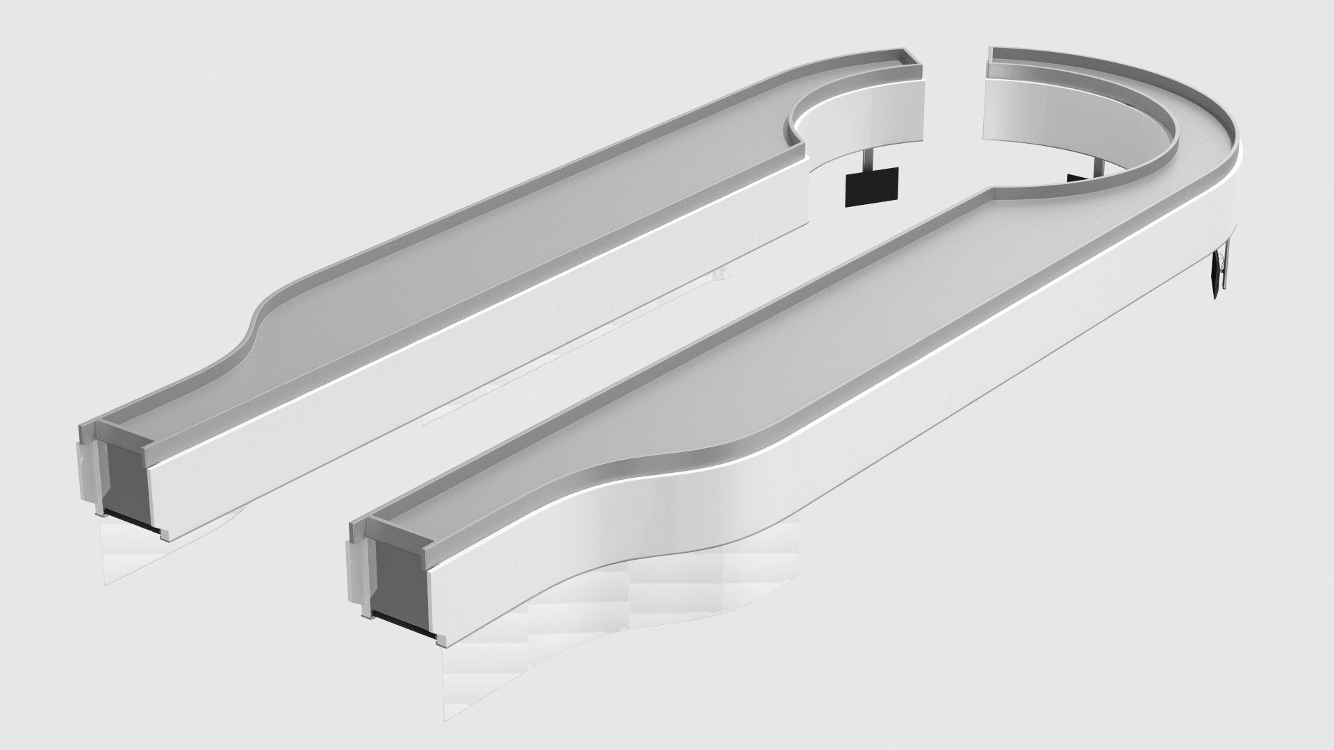 3D airport security lanes - TurboSquid 1694055