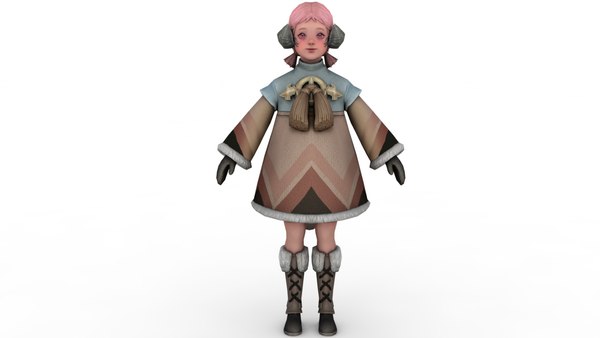 Girl 3D model