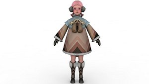 3d Girl model